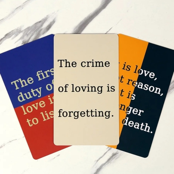 Love Messages Oracle Cards Bold Hue tok for Love Reading,54 Love Tarot - Picture 6 of 6